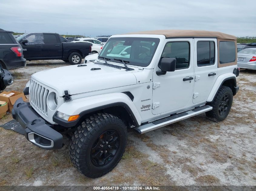 2022 Jeep Wrangler Unlimited Sahara 4X4 VIN: 1C4HJXEN2NW103695 Lot: 40554719