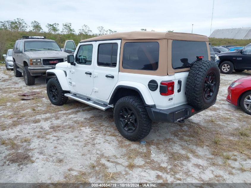 2022 Jeep Wrangler Unlimited Sahara 4X4 VIN: 1C4HJXEN2NW103695 Lot: 40554719