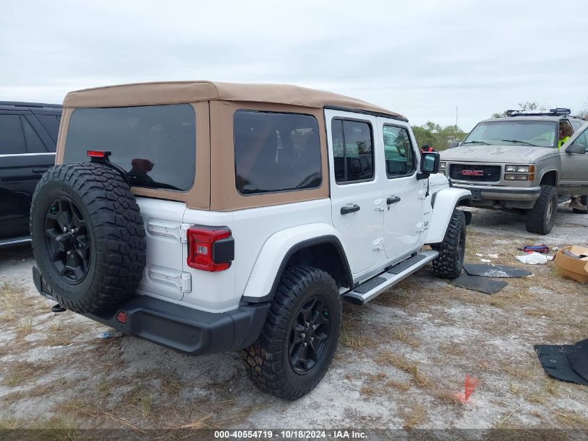 2022 Jeep Wrangler Unlimited Sahara 4X4 VIN: 1C4HJXEN2NW103695 Lot: 40554719