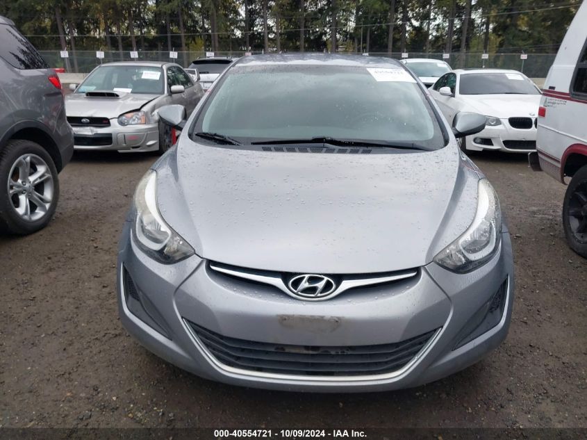 5NPDH4AE4GH706509 2016 Hyundai Elantra Se/Sport/Limited