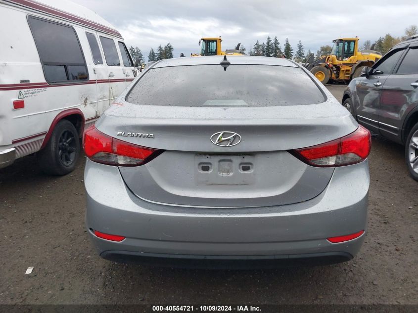 5NPDH4AE4GH706509 2016 Hyundai Elantra Se/Sport/Limited