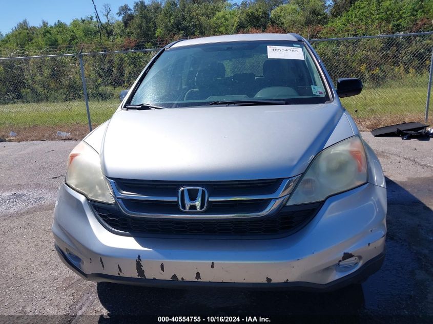 2010 Honda Cr-V Lx VIN: 3CZRE3H32AG705883 Lot: 40554755