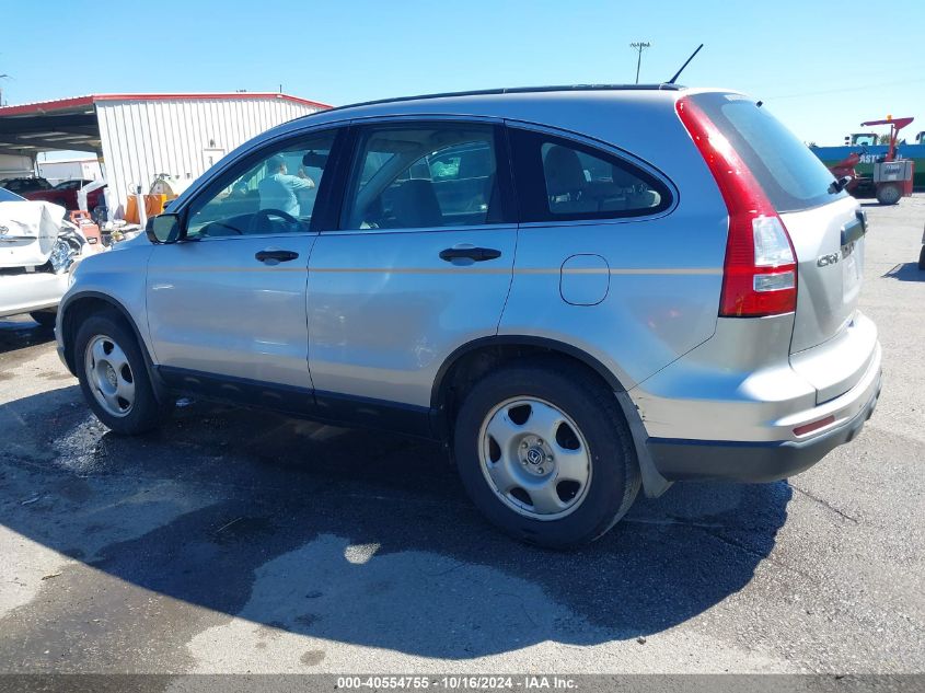 2010 Honda Cr-V Lx VIN: 3CZRE3H32AG705883 Lot: 40554755