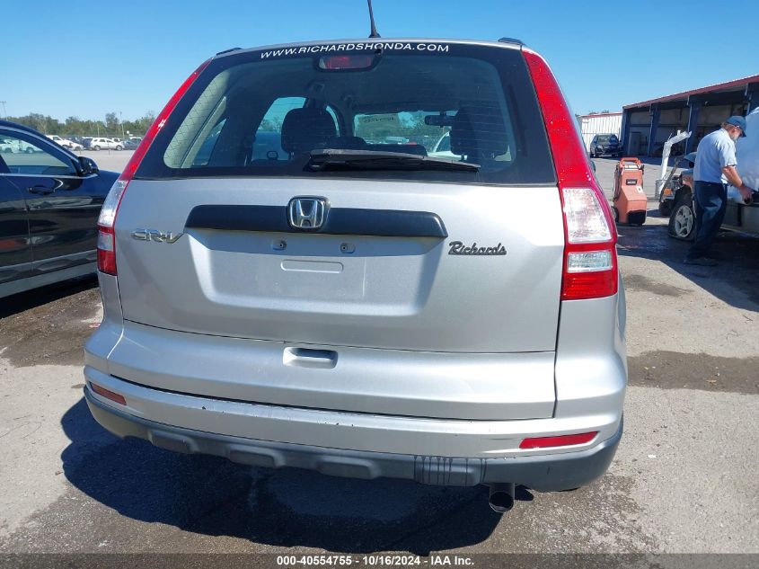 2010 Honda Cr-V Lx VIN: 3CZRE3H32AG705883 Lot: 40554755