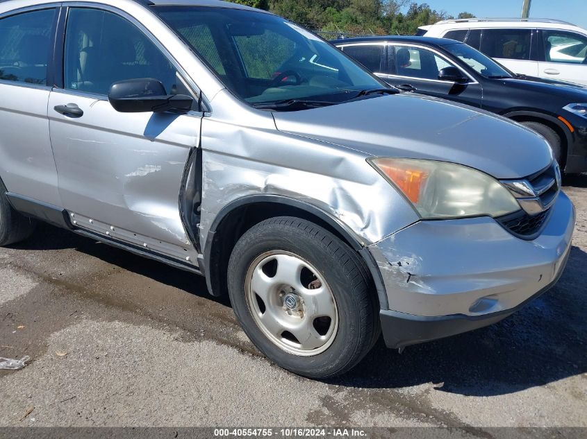2010 Honda Cr-V Lx VIN: 3CZRE3H32AG705883 Lot: 40554755