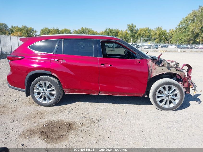 2021 Toyota Highlander Hybrid Limited VIN: 5TDDBRCH0MS521272 Lot: 40554804