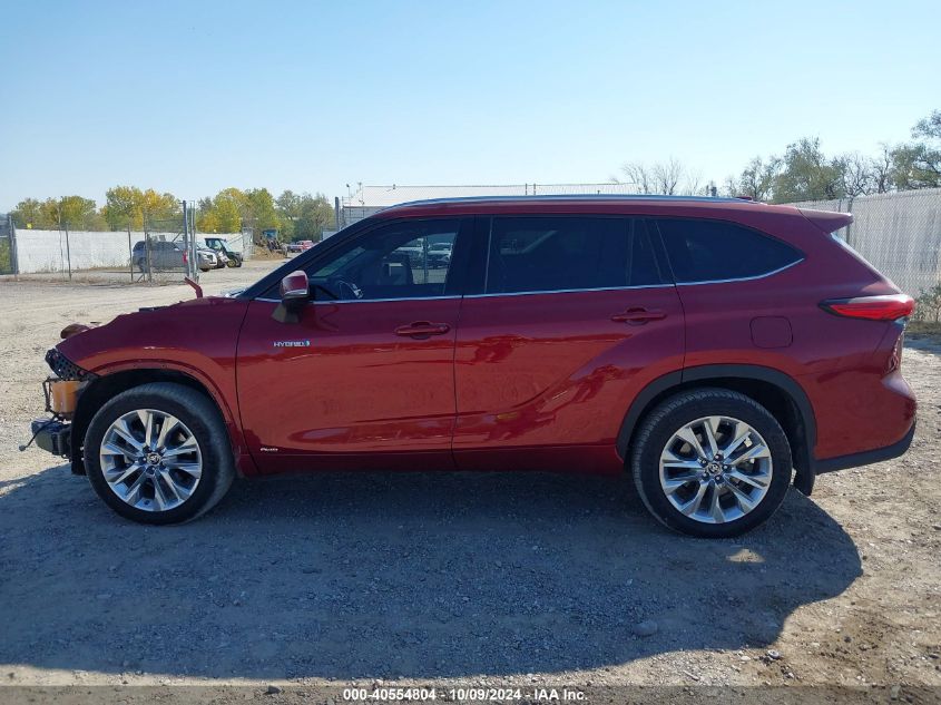 2021 Toyota Highlander Hybrid Limited VIN: 5TDDBRCH0MS521272 Lot: 40554804