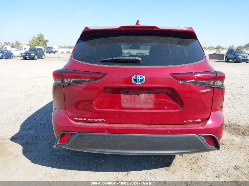 2021 Toyota Highlander Hybrid Limited VIN: 5TDDBRCH0MS521272 Lot: 40554804