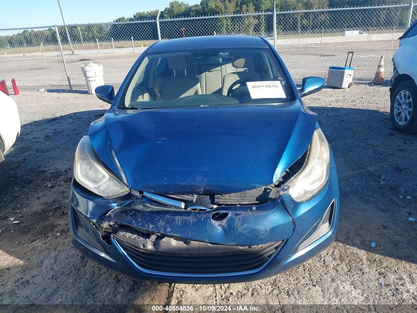 KMHDH4AE6GU648646 2016 Hyundai Elantra Se/Sport/Limited