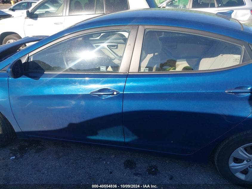 KMHDH4AE6GU648646 2016 Hyundai Elantra Se/Sport/Limited