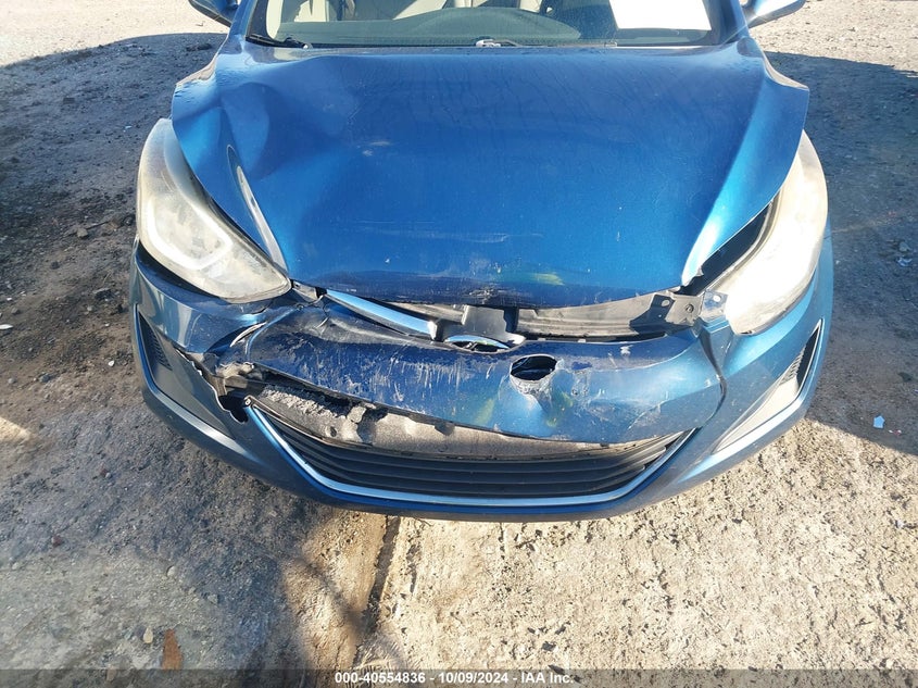 KMHDH4AE6GU648646 2016 Hyundai Elantra Se/Sport/Limited