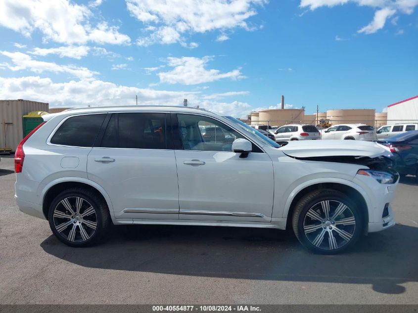 2022 Volvo Xc90 Recharge Plug-In Hybrid T8 Inscription Extended Range 7P VIN: YV4H60CL7N1825300 Lot: 40554877