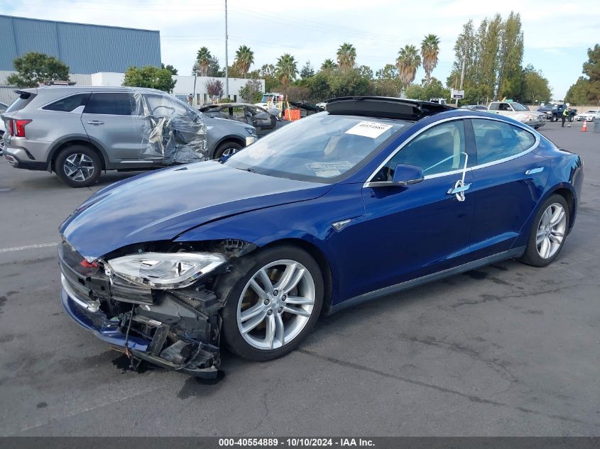 VIN 5YJSA1S28FF095010 2015 TESLA MODEL S no.2