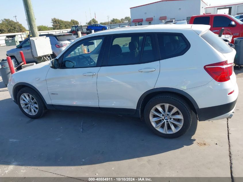 2014 BMW X3 xDrive28I VIN: 5UXWX9C59E0D42587 Lot: 40554911