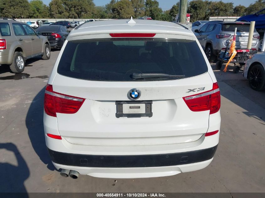 2014 BMW X3 xDrive28I VIN: 5UXWX9C59E0D42587 Lot: 40554911