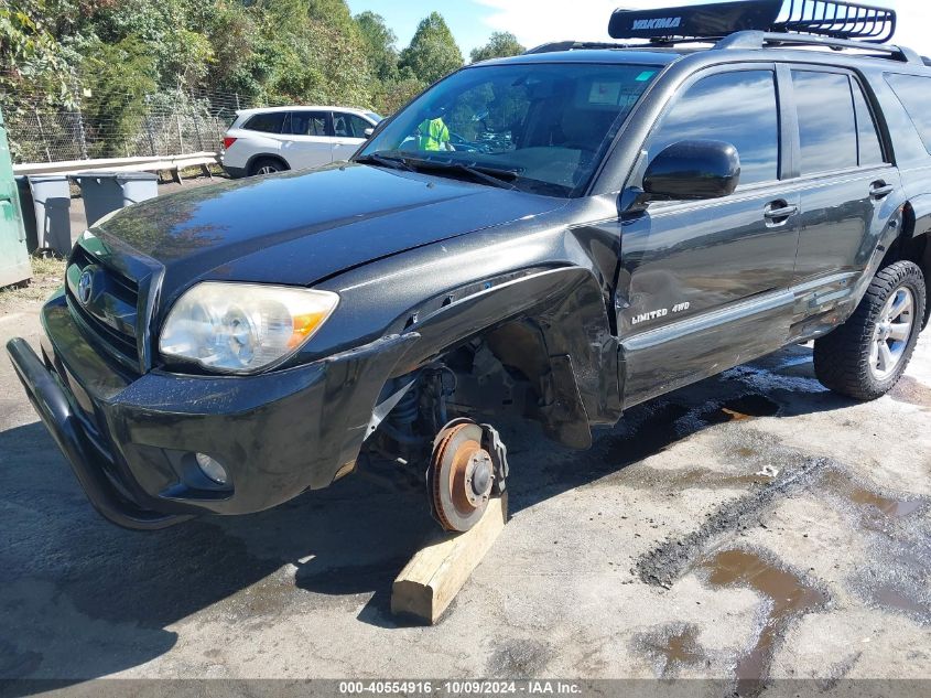 2007 Toyota 4Runner Limited V6 VIN: JTEBU17R470107257 Lot: 40554916