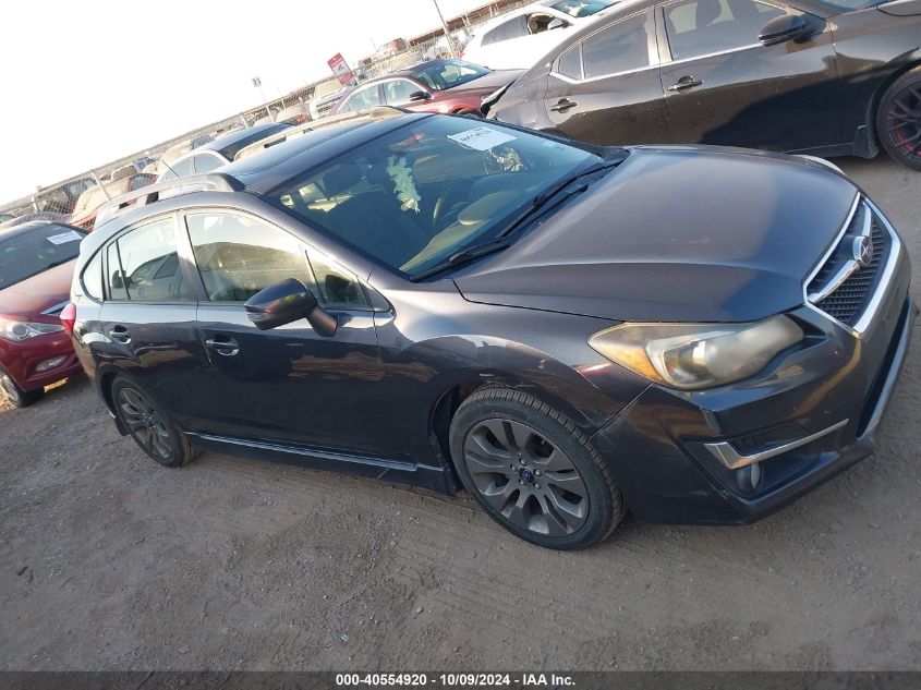 2016 Subaru Impreza 2.0I Sport Premium VIN: JF1GPAP69G8262823 Lot: 40554920