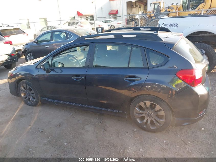 2016 Subaru Impreza 2.0I Sport Premium VIN: JF1GPAP69G8262823 Lot: 40554920