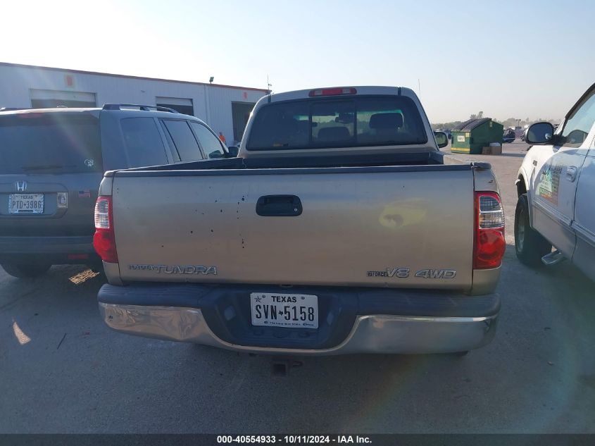 2006 Toyota Tundra Sr5 V8 VIN: 5TBBT44116S476346 Lot: 40554933