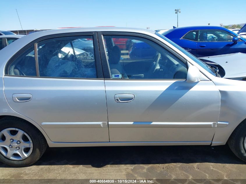 2004 Hyundai Accent Gl VIN: KMHCG45C64U534780 Lot: 40554935