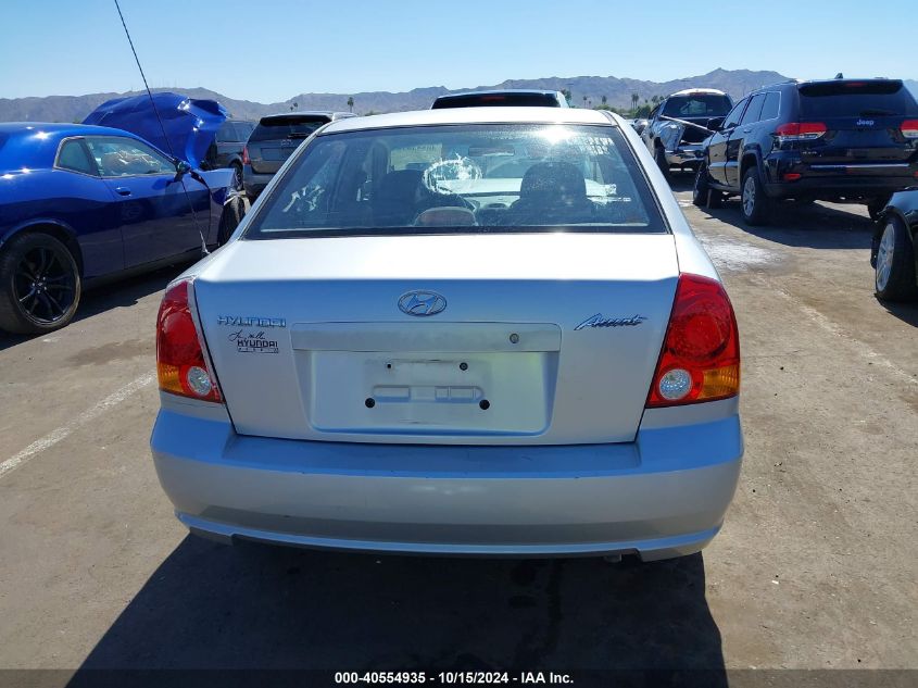 2004 Hyundai Accent Gl VIN: KMHCG45C64U534780 Lot: 40554935