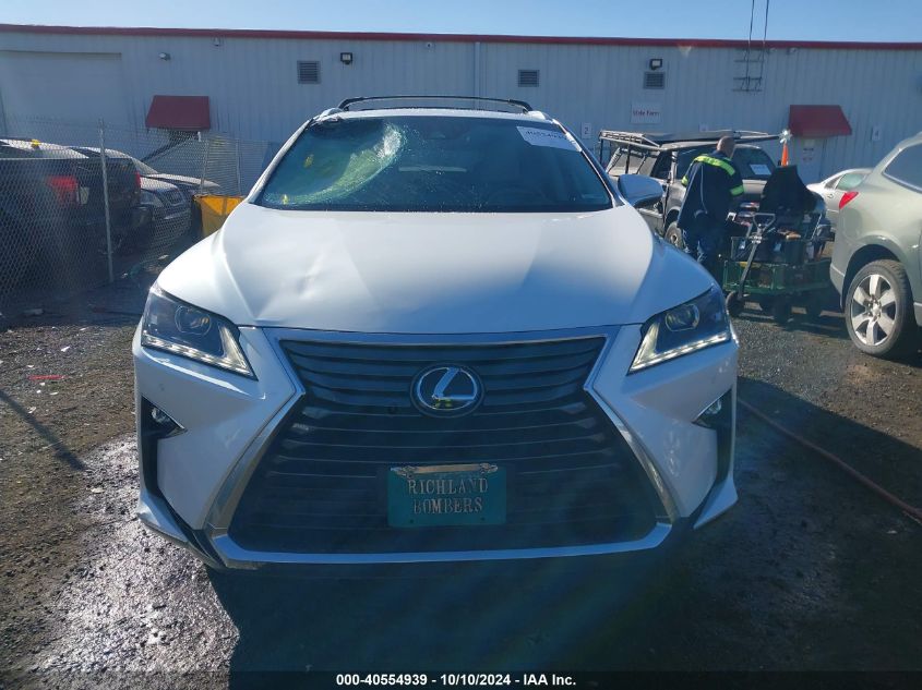 2016 Lexus Rx 350 VIN: 2T2BZMCA5GC002851 Lot: 40554939