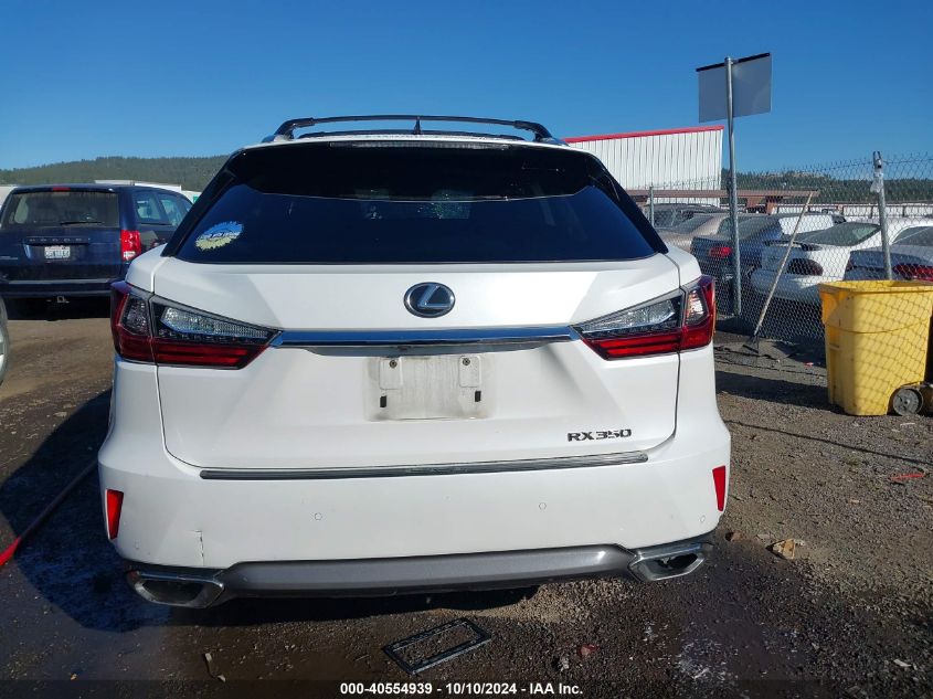 2016 Lexus Rx 350 VIN: 2T2BZMCA5GC002851 Lot: 40554939