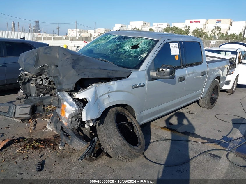 VIN 1FTEW1CP7JKC41806 2018 FORD F-150 XLT