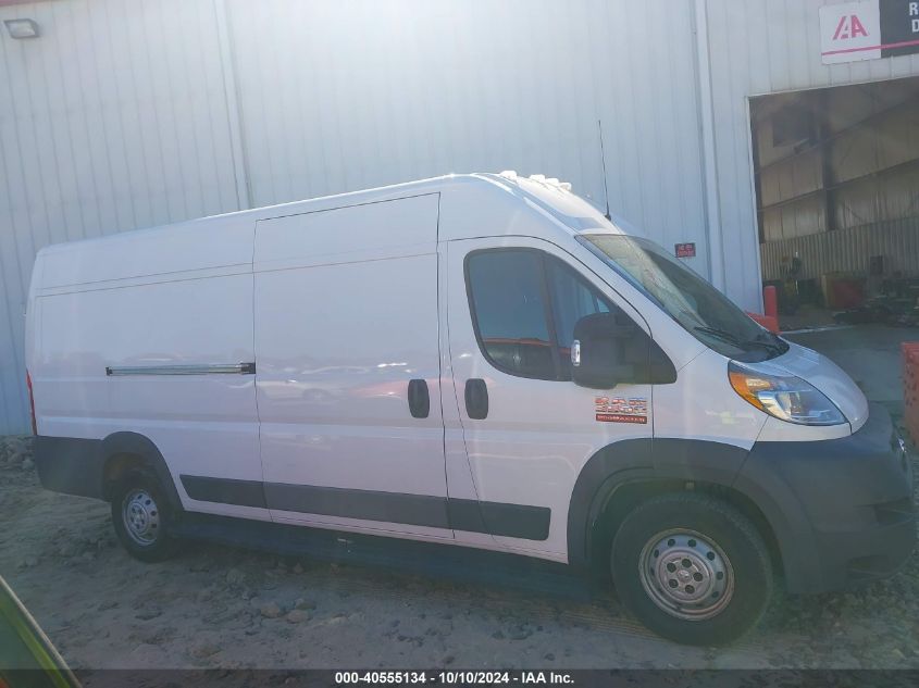 2017 Ram Promaster 3500 Cargo Van High Roof 159 Wb Ext VIN: 3C6URVJGXHE544760 Lot: 40555134