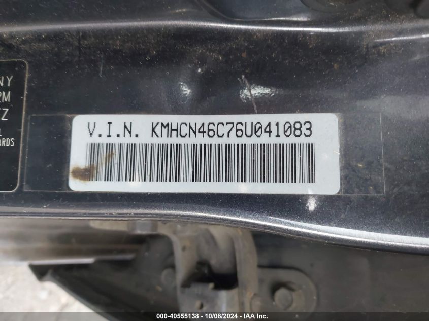 KMHCN46C76U041083 2006 Hyundai Accent Gls