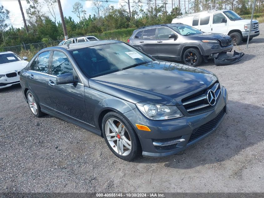 VIN WDDGF4HB0EG237635 2014 Mercedes-Benz C-Class, 250 no.1