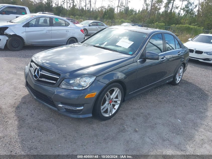 VIN WDDGF4HB0EG237635 2014 Mercedes-Benz C-Class, 250 no.2