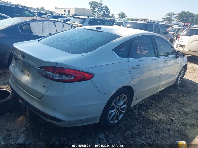 2017 FORD FUSION SE - 3FA6P0H7XHR145149