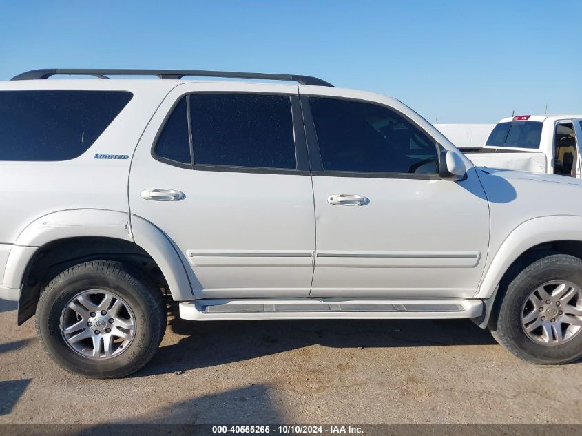 2006 Toyota Sequoia Limited V8 VIN: 5TDZT38A56S277567 Lot: 40555265