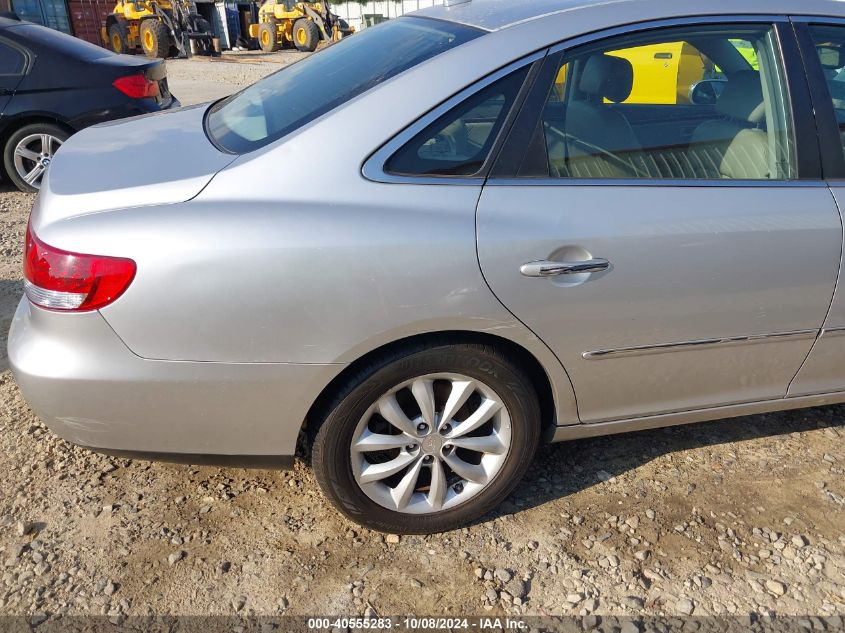 KMHFC46F58A310134 2008 Hyundai Azera Limited