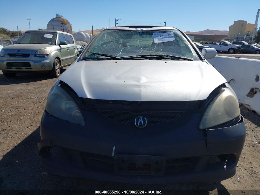 2006 Acura Rsx VIN: JH4DC54876S018268 Lot: 40555298