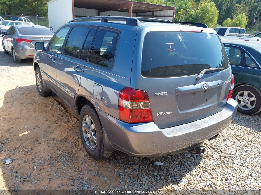 JTEEP21A940048926 2004 Toyota Highlander V6