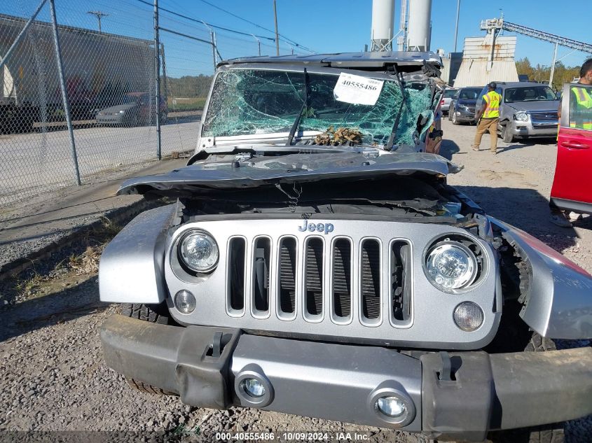 2018 Jeep Wrangler Jk Unlimited Sahara 4X4 VIN: 1C4HJWEG8JL925019 Lot: 40555486