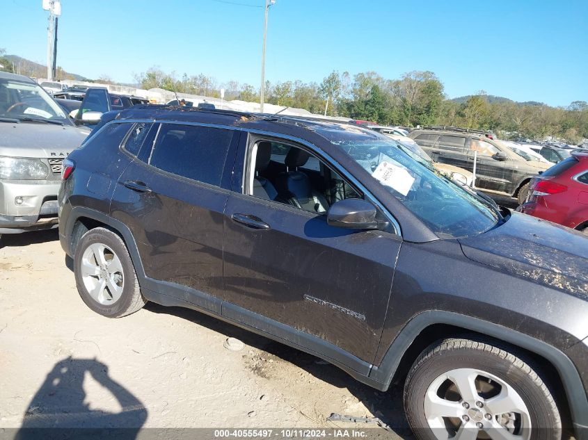 2019 Jeep Compass Latitude Fwd VIN: 3C4NJCBB0KT851255 Lot: 40555497