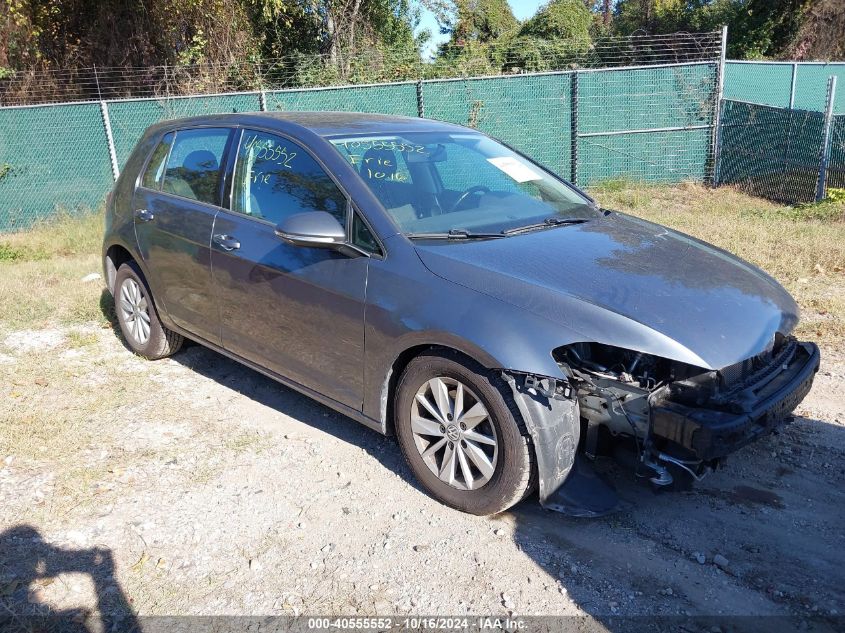 2017 Volkswagen Golf Tsi S 4-Door/Tsi Wolfsburg Edition 4-Door VIN: 3VW117AU4HM069131 Lot: 40555552