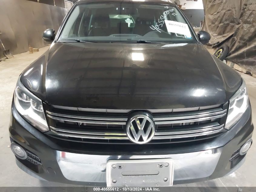 2012 Volkswagen Tiguan Se VIN: WVGBV7AX0CW572276 Lot: 40555612