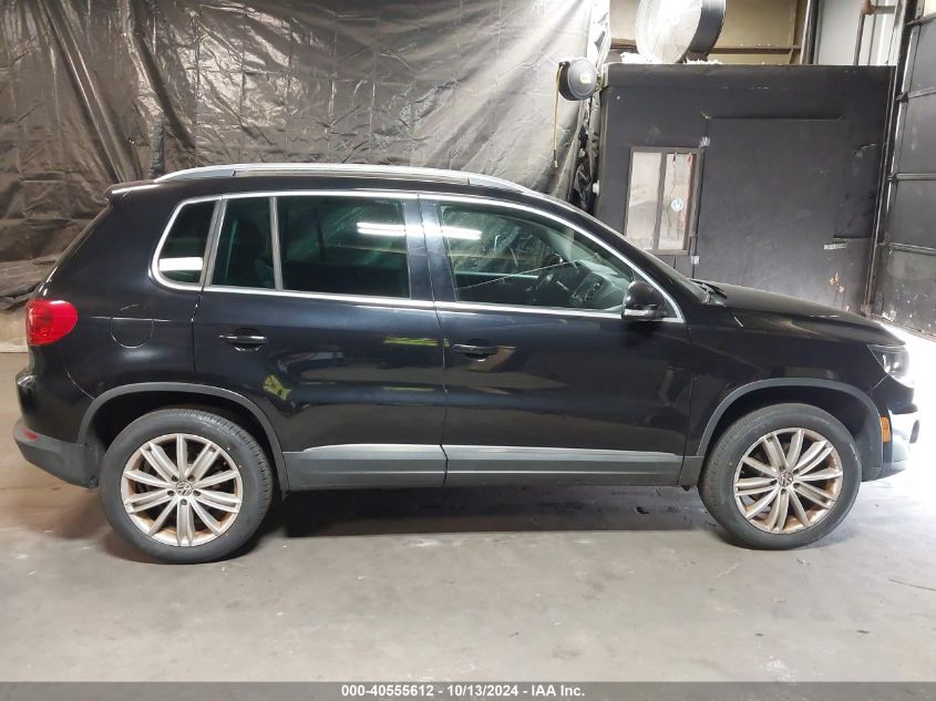 2012 Volkswagen Tiguan Se VIN: WVGBV7AX0CW572276 Lot: 40555612