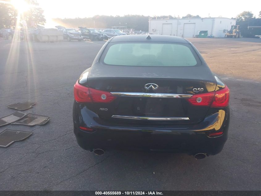 2015 Infiniti Q50 Premium VIN: JN1BV7AR7FM399557 Lot: 40555689