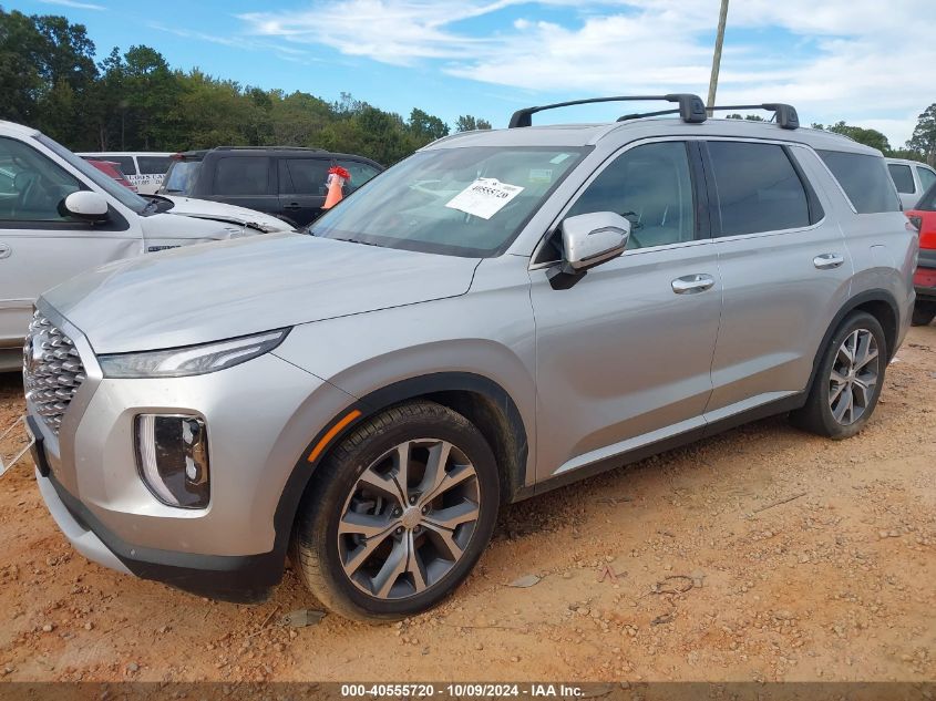 2022 Hyundai Palisade Sel VIN: KM8R3DHE3NU379545 Lot: 40555720