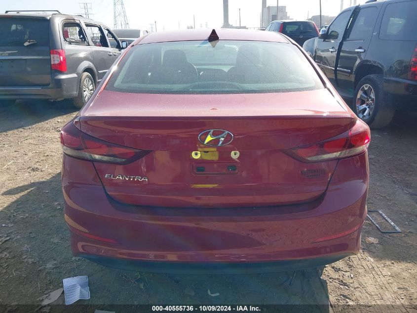 KMHD84LF0HU401274 2017 Hyundai Elantra Se