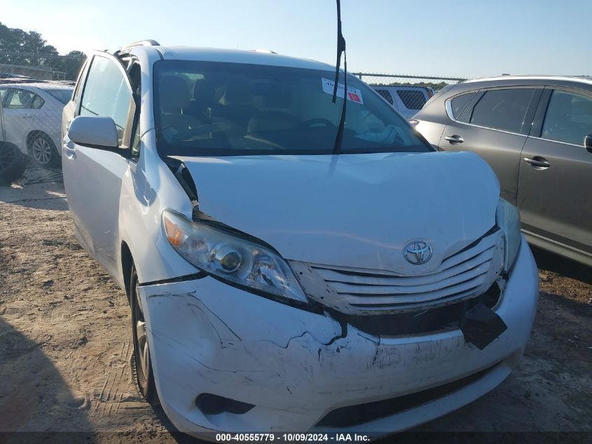 5TDKK3DC0GS710970 2016 Toyota Sienna Le 8 Passenger