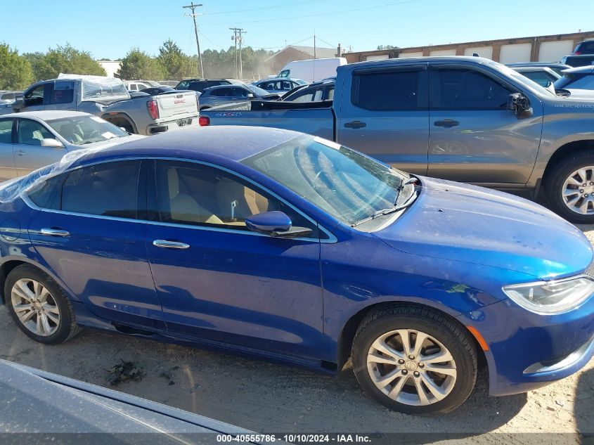 2016 Chrysler 200 Limited VIN: 1C3CCCAG2GN176227 Lot: 40555786