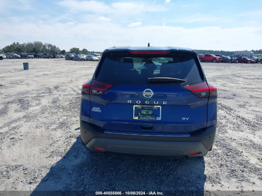 2021 Nissan Rogue Sv Fwd VIN: JN8AT3BA8MW010575 Lot: 40555886