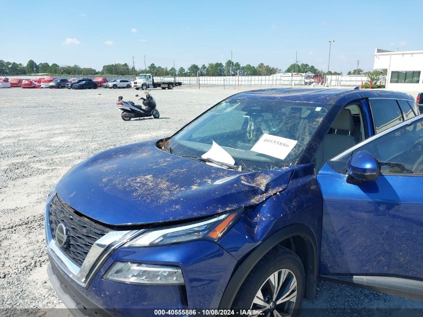 2021 Nissan Rogue Sv Fwd VIN: JN8AT3BA8MW010575 Lot: 40555886