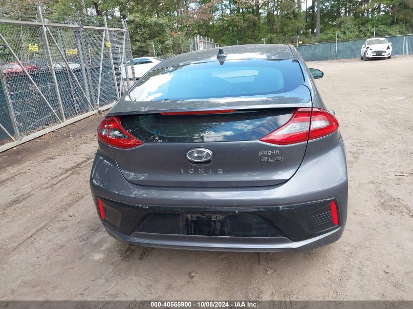 KMHC65LD5JU104125 2018 Hyundai Ioniq Plug-In Hybrid